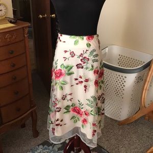 Beautiful lined knee length skirt